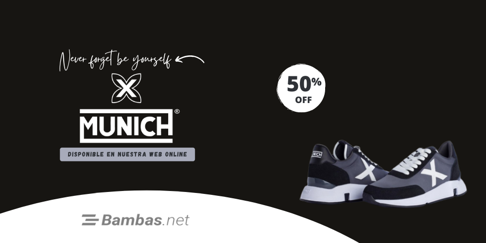 Zapatillas M&uacute;nich en la web online BAMBAS.